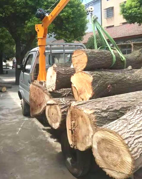 林業(yè)林場(chǎng)木材運(yùn)輸車(chē)裝載案例